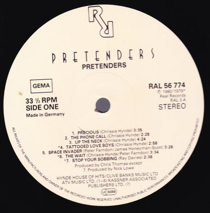 The Pretenders : Pretenders (LP, Album, RE)