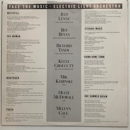 Electric Light Orchestra : Face The Music (LP, Album)