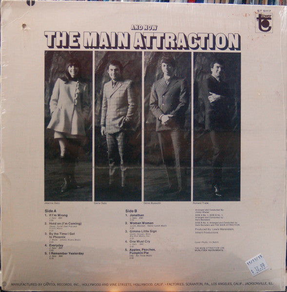 The Main Attraction (4) : And Now...The Main Attraction (LP, Album)