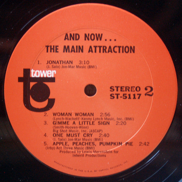 The Main Attraction (4) : And Now...The Main Attraction (LP, Album)