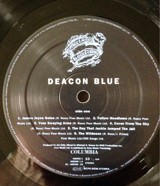 Deacon Blue : Fellow Hoodlums (LP, Album)