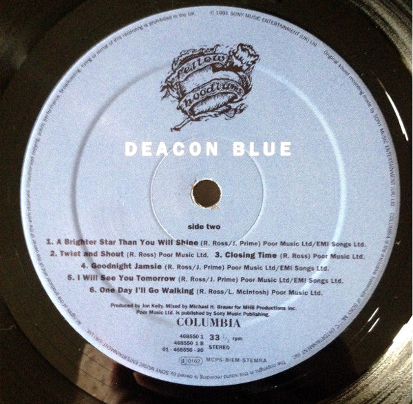 Deacon Blue : Fellow Hoodlums (LP, Album)