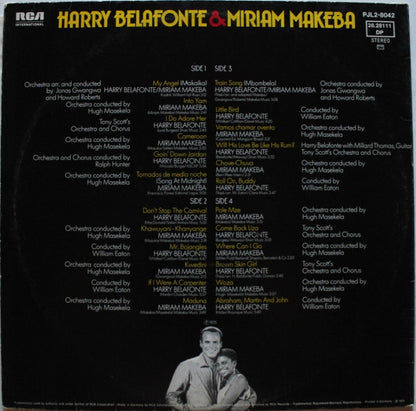 Harry Belafonte & Miriam Makeba : Harry Belafonte & Miriam Makeba (2xLP, Album, Comp)