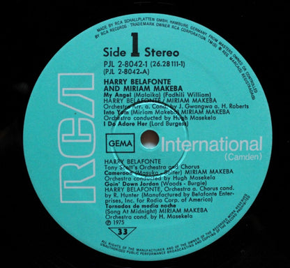 Harry Belafonte & Miriam Makeba : Harry Belafonte & Miriam Makeba (2xLP, Album, Comp)