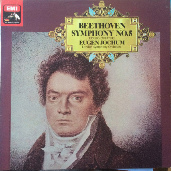 Ludwig van Beethoven, Eugen Jochum, London Symphony Orchestra : Symphony No. 5 / Fidelio Overture (LP, Quad)