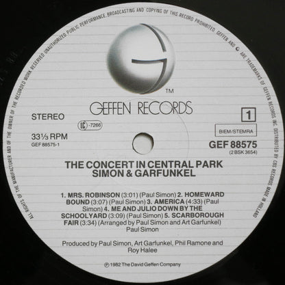 Simon & Garfunkel : The Concert In Central Park (2xLP, Album)