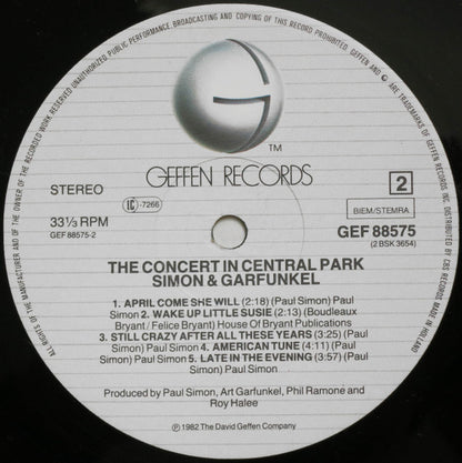 Simon & Garfunkel : The Concert In Central Park (2xLP, Album)