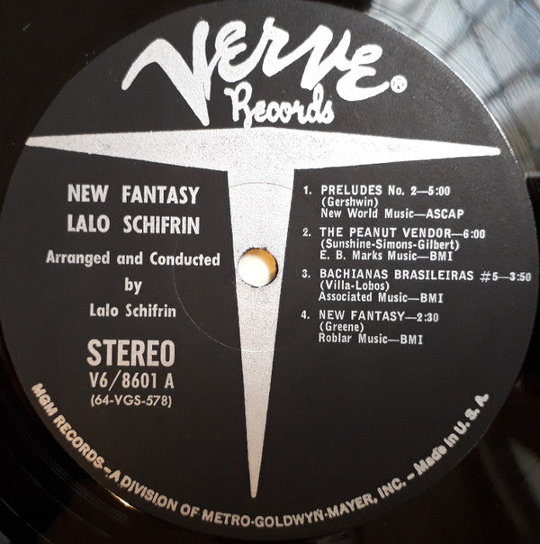 Lalo Schifrin : New Fantasy (LP, Album, Gat)