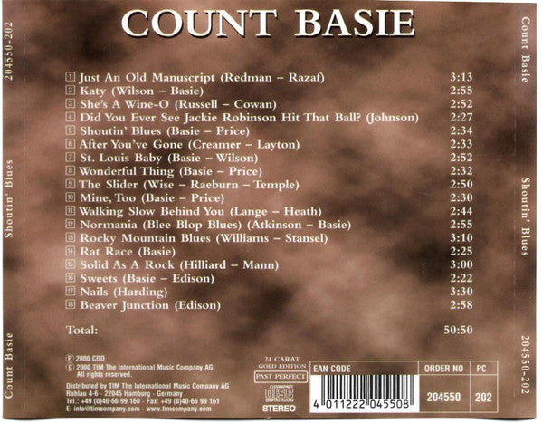 Count Basie : Shoutin' Blues (CD, Comp, RM)