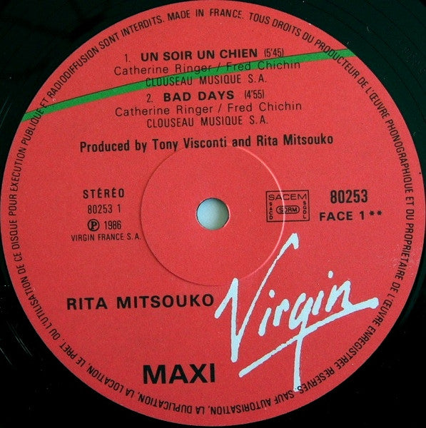 Les Rita Mitsouko : Andy (12", Maxi)