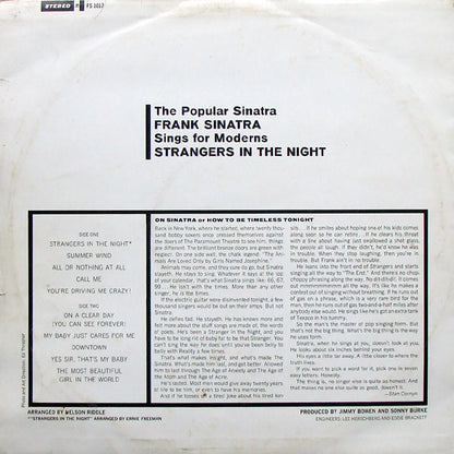 Frank Sinatra : Strangers In The Night (LP, Album)