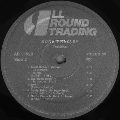 Elvis Presley : Troubles (LP, Comp)