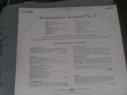 Arthur Fiedler, Boston Pops Orchestra : Promenadenkonzert Nr. 2 (LP, Comp)