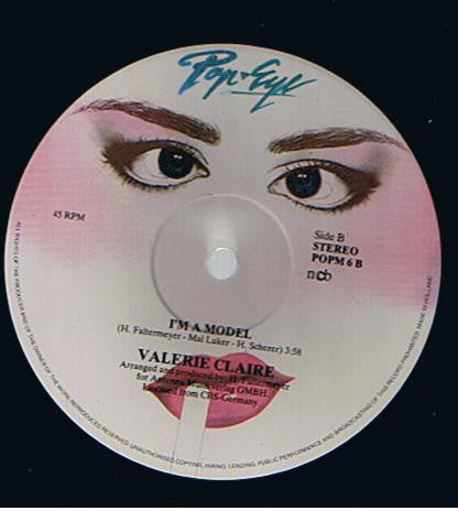 Valerie Claire : I'm A Model (Tonight's The Night) (12")