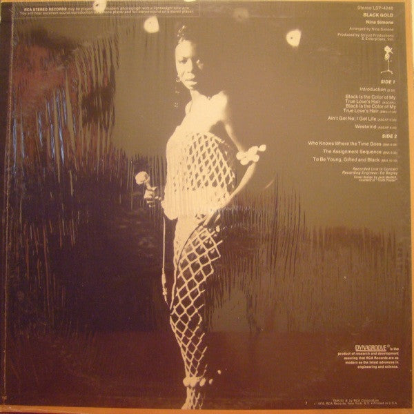 Nina Simone : Black Gold (LP, Album, Roc)