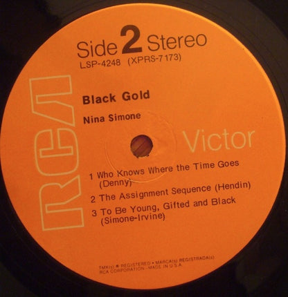 Nina Simone : Black Gold (LP, Album, Roc)