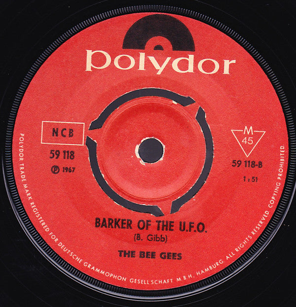 Bee Gees : Massachusetts (7", Single, Mono)