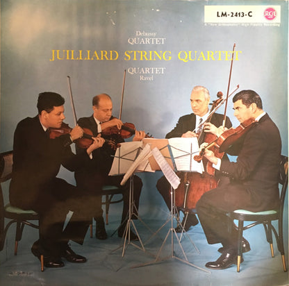 Juilliard String Quartet, Claude Debussy, Maurice Ravel : Quartet In G Minor / Quartet In F (LP, Mono)