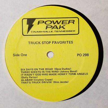 Various : Truck Stop Favorites (As Selected By Miss Country Music U.S.A.) (LP, Comp, Yel)