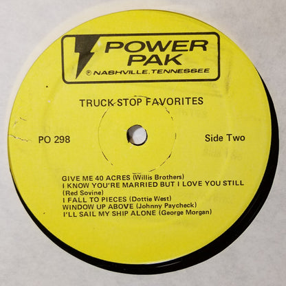 Various : Truck Stop Favorites (As Selected By Miss Country Music U.S.A.) (LP, Comp, Yel)