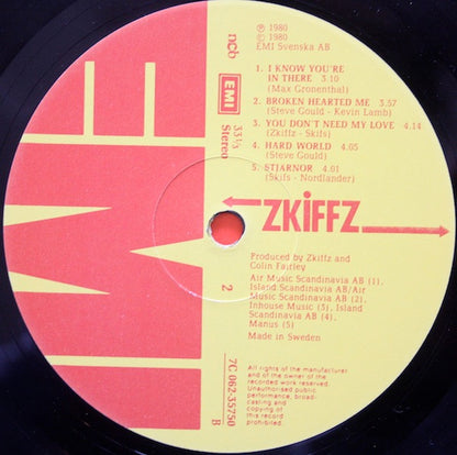 Zkiffz : Zkiffz (LP, Album)