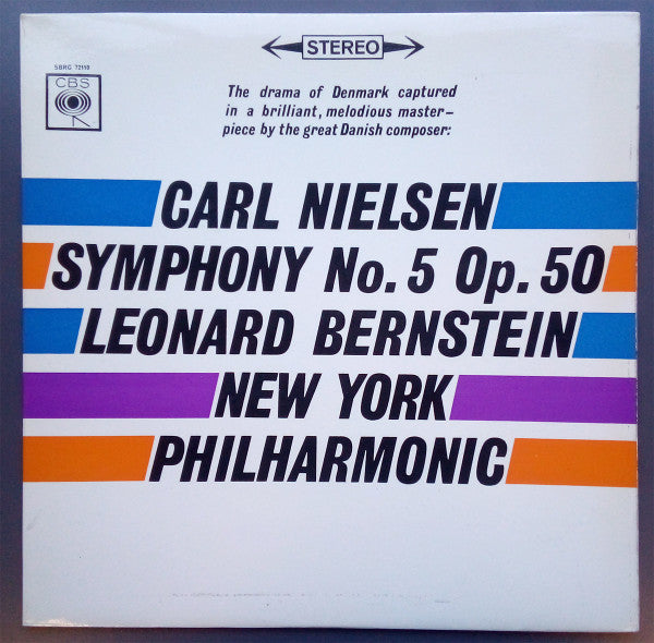 Carl Nielsen - Leonard Bernstein, New York Philharmonic : Symphony No. 5 Op. 50 (LP)