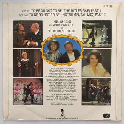 Mel Brooks : To Be Or Not To Be (The Hitler Rap) Pts. 1&2 (12", Single)