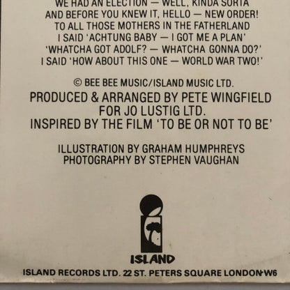 Mel Brooks : To Be Or Not To Be (The Hitler Rap) Pts. 1&2 (12", Single)