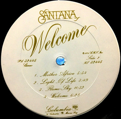 Santana : Welcome (LP, Album, Pit)