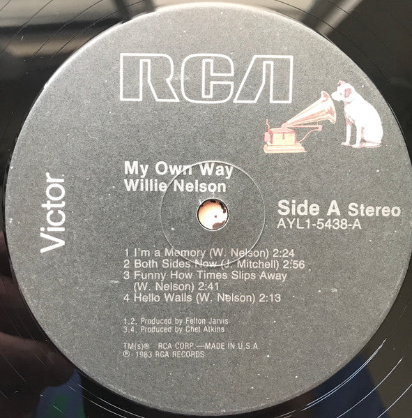 Willie Nelson : My Own Way (LP, Comp, RE)