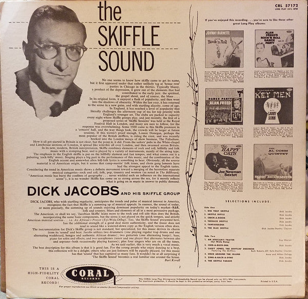 Dick Jacobs And His Skiffle Group : The Skiffle Sound (LP)