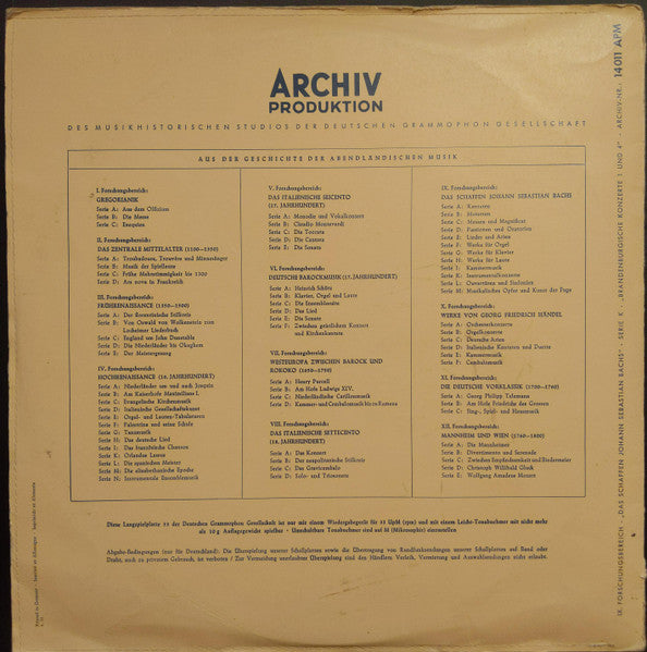 Johann Sebastian Bach, Schola Cantorum Basiliensis, August Wenzinger : Brandenburgische Konzerte Nr. 1 Und 4 (LP, Mono)