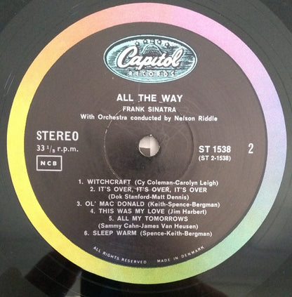 Frank Sinatra : All The Way (LP, Comp)