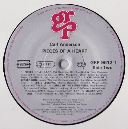 Carl Anderson : Pieces Of A Heart (LP, Album)