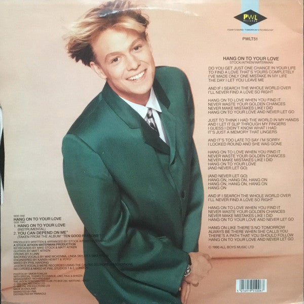 Jason Donovan : Hang On To Your Love (12")