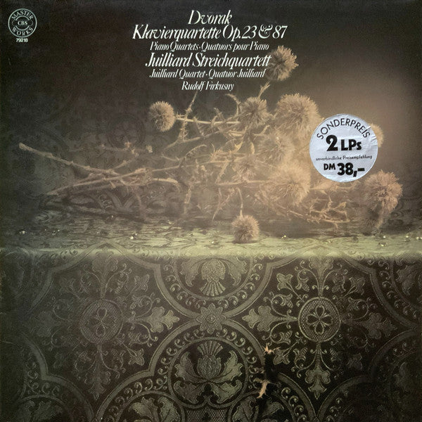 Antonín Dvořák, Rudolf Firkušný, Juilliard String Quartet : Piano Quartets, Opp. 23 & 87 (2xLP, Album)