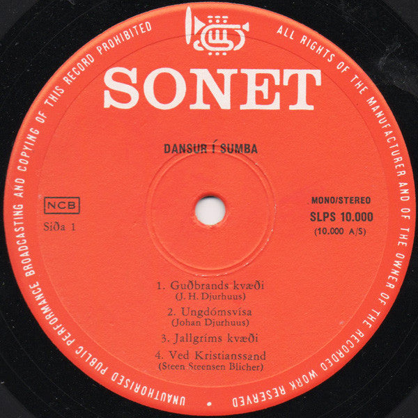 Sumbingar : Føroyskur Dansur (LP)