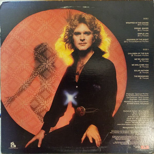 Billy Thorpe : Children Of The Sun (LP, Album, RE, San)