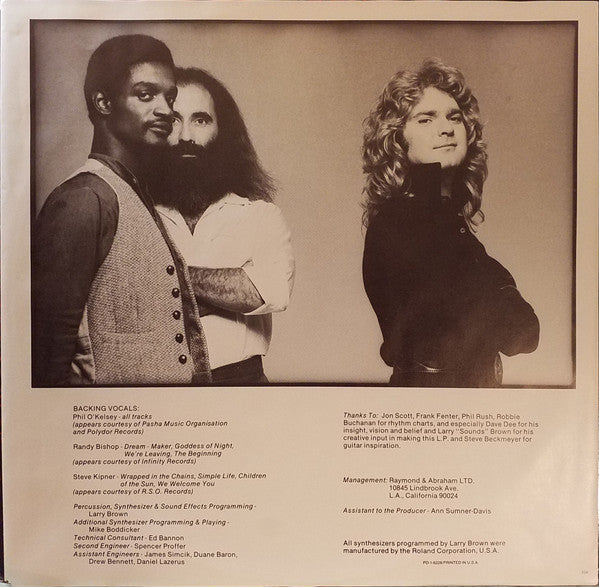 Billy Thorpe : Children Of The Sun (LP, Album, RE, San)