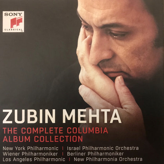 Zubin Mehta, New York Philharmonic, Israel Philharmonic Orchestra, Wiener Philharmoniker, Berliner Philharmoniker, Los Angeles Philharmonic Orchestra, New Philharmonia Orchestra : The Complete Columbia Album Collection (94xCD, Comp, RM + 3xDVD-V, RE, NTSC + Box)