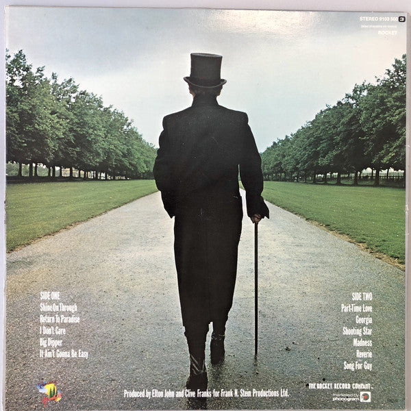 Elton John : A Single Man (LP, Album, Gat)