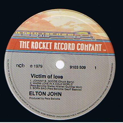 Elton John : Victim Of Love (LP, Album)