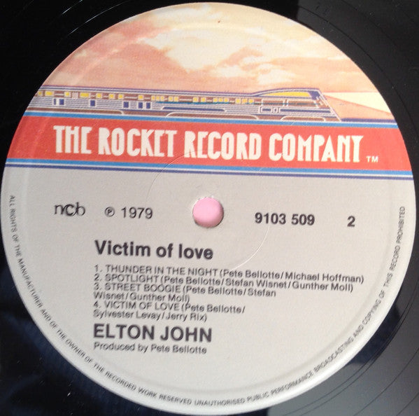 Elton John : Victim Of Love (LP, Album)