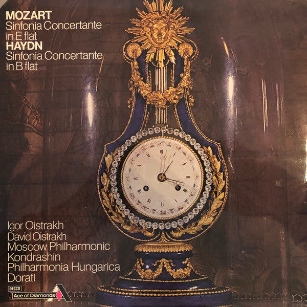 Wolfgang Amadeus Mozart, Joseph Haydn, Igor Oistrach, David Oistrach, Kiril Kondrashin, Moscow Philharmonic Orchestra, Antal Dorati, Philharmonia Hungarica : Sinfonia Concertante In E Flat & B Flat (LP, Comp)