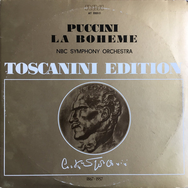 Giacomo Puccini - Arturo Toscanini, NBC Symphony Orchestra : La Bohème (2xLP, Mono, Gat)