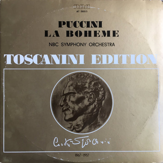 Giacomo Puccini - Arturo Toscanini, NBC Symphony Orchestra : La Bohème (2xLP, Mono, Gat)