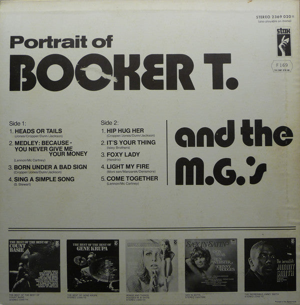 Booker T & The MG's : Portrait Of Booker T. And The M.G.'s (LP, Comp)