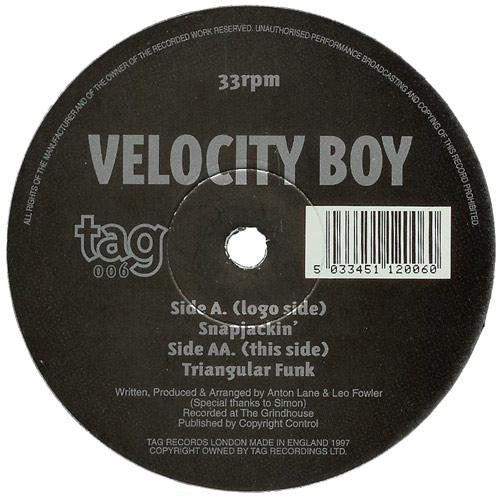 Velocity Boy : Snapjackin' / Triangular Funk (12")