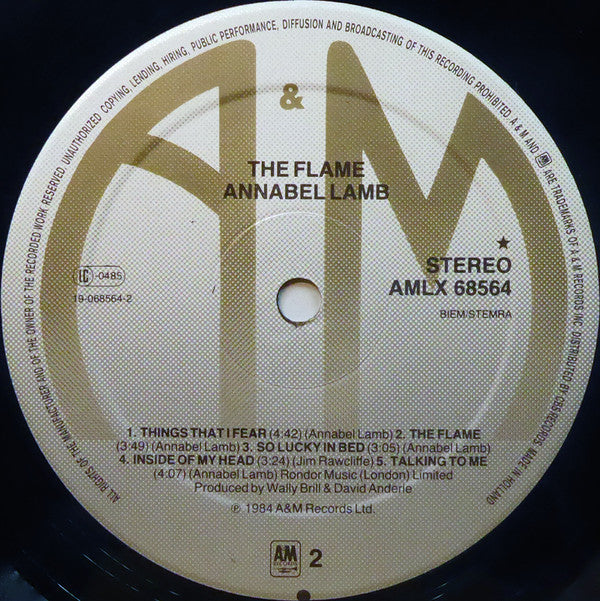 Annabel Lamb : The Flame (LP, Album)