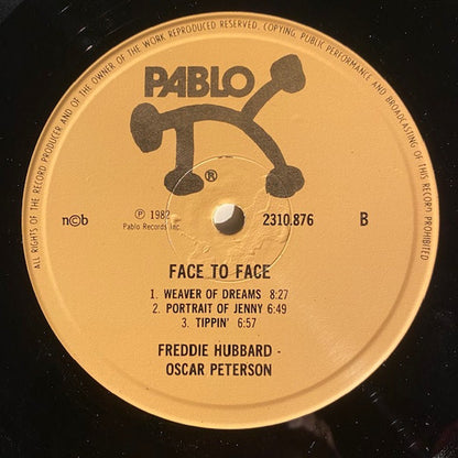 Freddie Hubbard & Oscar Peterson : Face To Face (LP, Album)